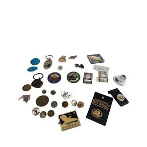 VTG Pin Lot Hat Badge Years Of Service Sports Fur Rendezvous Alaska Australia